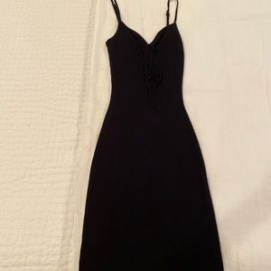 Abercrombie & Fitch Strappy Mini Sweater Dress